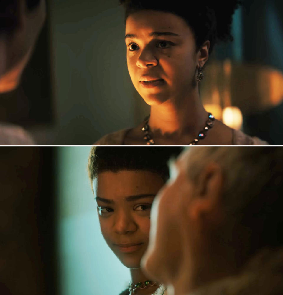 Screenshots from "Queen Charlotte"