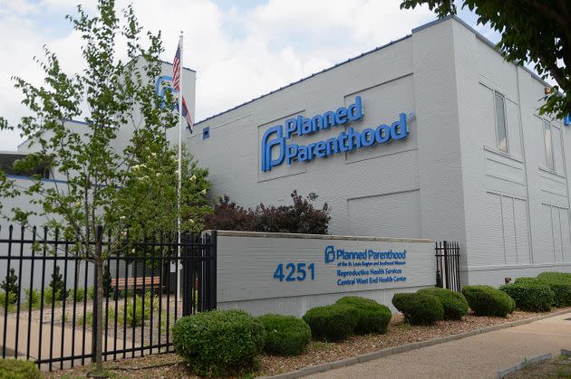 The exterior of a Planned Parenthood Reproductive Health Services Center is seen on May 28, 2019 in St Louis, Missouri.  (Photo: Michael B. Thomas via Getty Images)