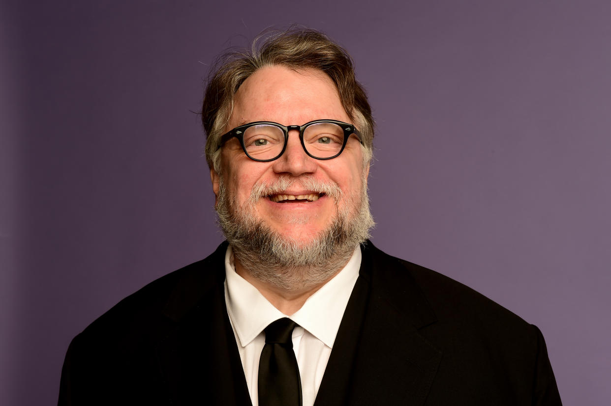 LOS ANGELES, CALIFORNIA - NOVEMBER 13: Guillermo del Toro poses in the IMDb exclusive portrait studio at the Critics Choice Association 2nd Annual Celebration of Latino Cinema & Television at Fairmont Century Plaza on November 13, 2022 in Los Angeles, California. (Photo by Vivien Killilea/Getty Images for IMDb)