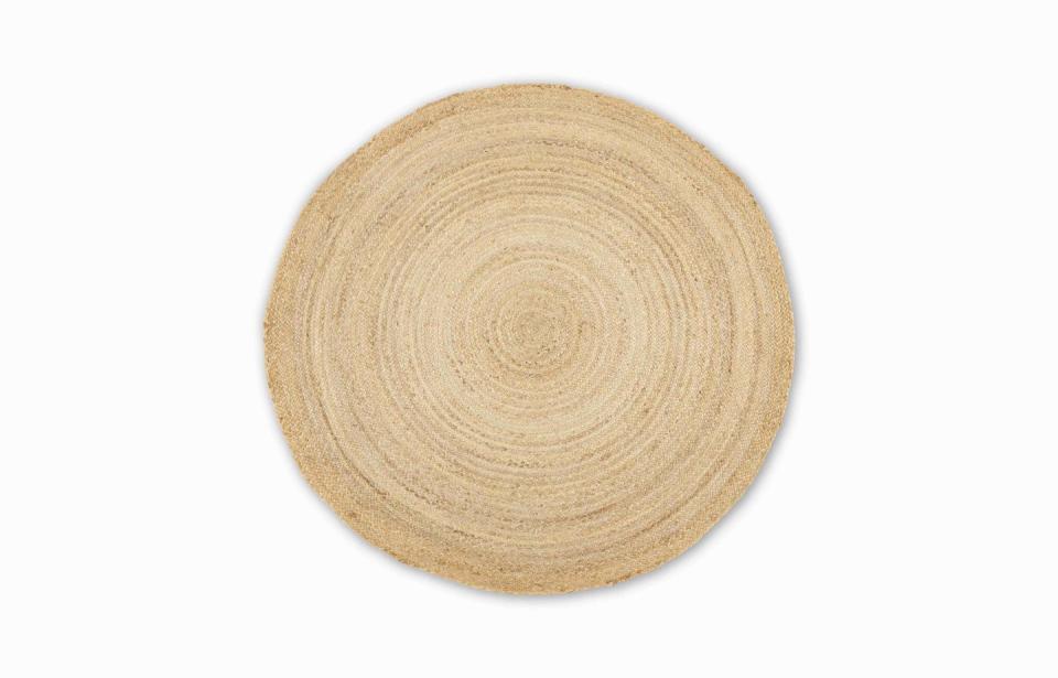 <p>This circular design marries the practicality of hard-wearing jute with an artfully rustic aesthetic. The beauty of its natural look is that it suits any style of space, from sleek city pads to country cottages (and everything in-between). £79, <a href="https://www.made.com/" rel="nofollow noopener" target="_blank" data-ylk="slk:made.com;elm:context_link;itc:0;sec:content-canvas" class="link ">made.com</a></p>