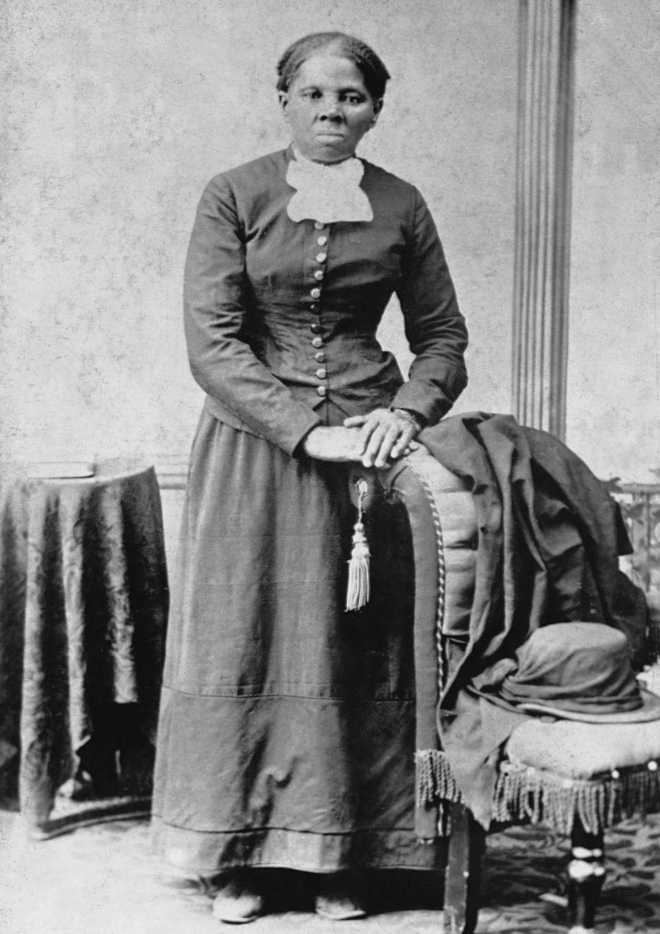 A portrait of Harriet Tubman.<span class="copyright">Corbis via Getty Images</span>