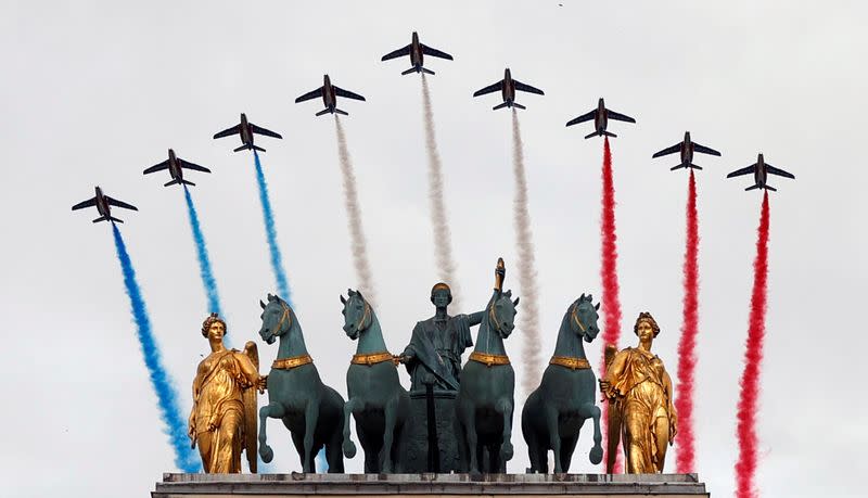 The Bastille Day celebrations in Paris