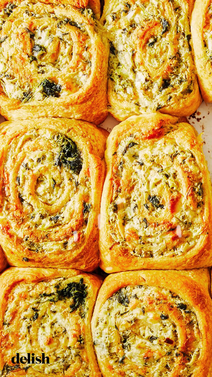 Spinach-Artichoke Buns