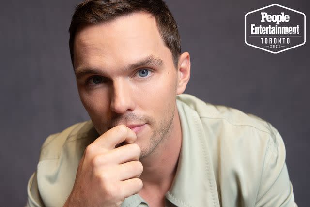 <p>Ben Trivett/Shutterstock</p> Nicholas Hoult (The Order) photographed in the PEOPLE, EW and Shutterstock Toronto International Film Festival 2024 Portrait Studio on September 8, 2024 in Toronto, Ontario, Canada.