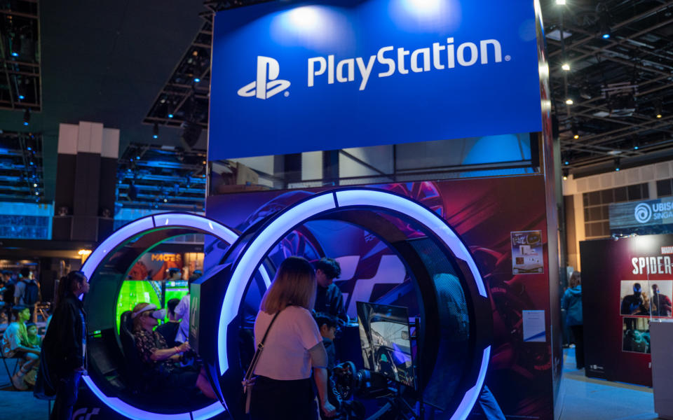 Sony's PlayStation booth drew crowds eager to check out the latest exclusive games on the console. (Photo: Aloysius Low/Yahoo Gaming SEA)