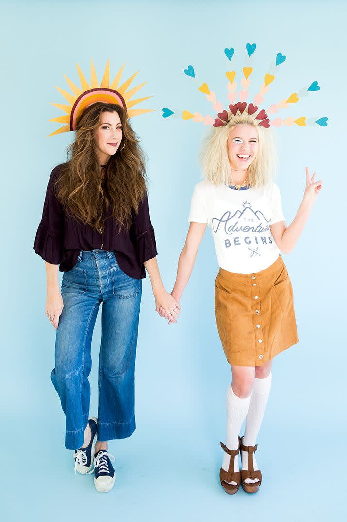 love and sunshine hippie halloween costume