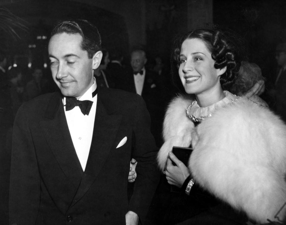 Irving Thalberg and Norma Shearer in 1935