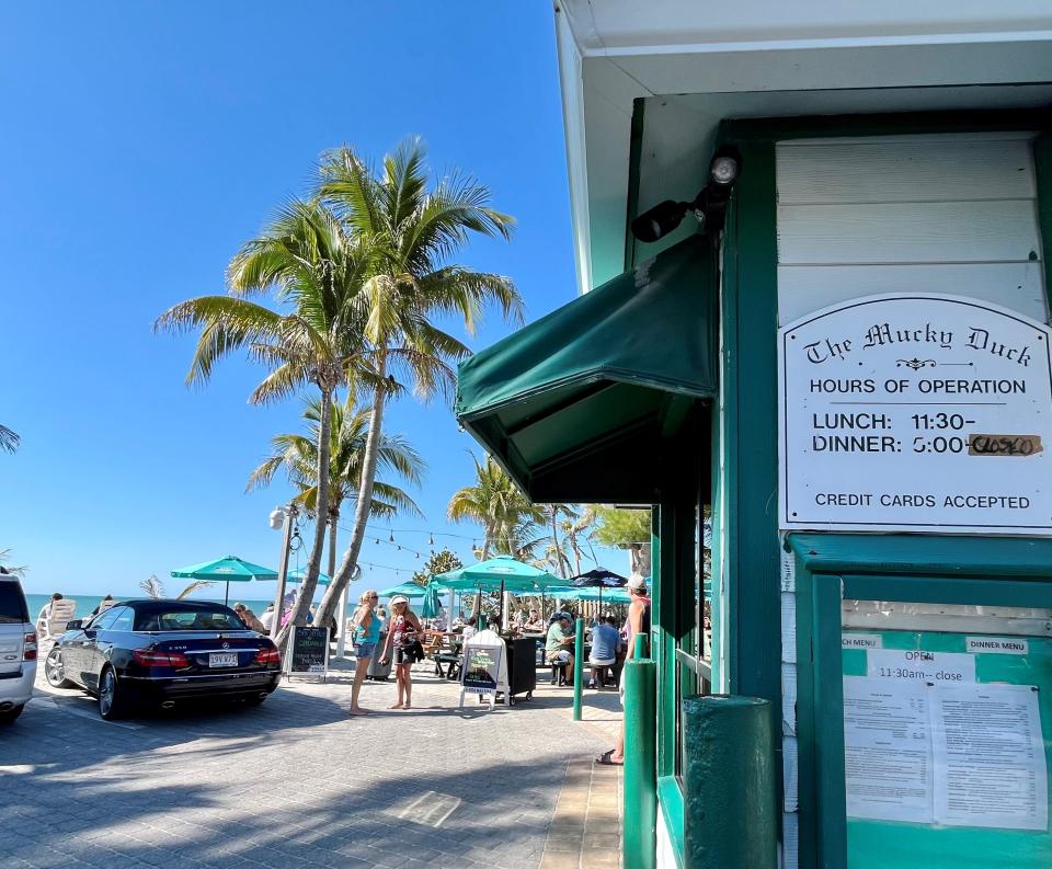 The Mucky Duck opened on Captiva in the mid-1970s.