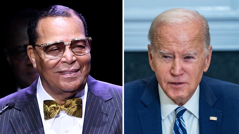 Farrakhan and biden