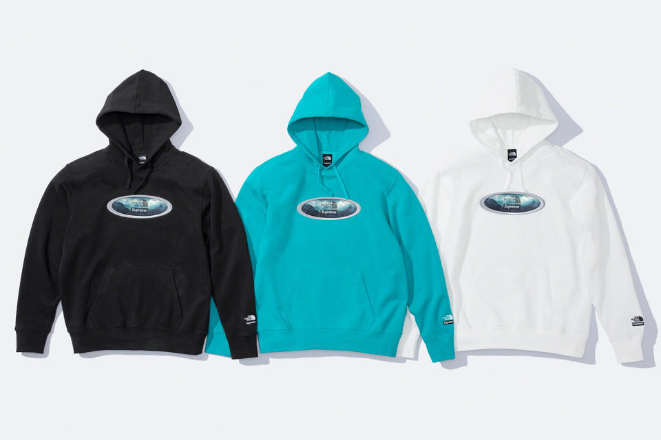 The Supreme x The North Face hoodies. - Credit: Courtesy of Supreme