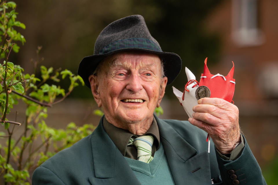 Malcolm Cloutt from Princes Risborough is among this years recipients of Maundy money. (PA Images)