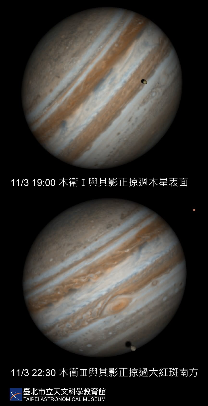 不只木星衝，臺北天文館週五直播加碼直擊木衛現象與天王星