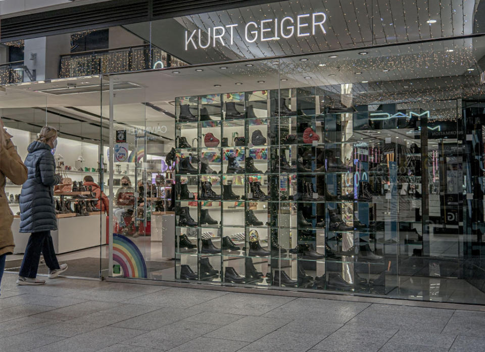 Kurt Geiger’s new financing facilities will help it fuel an international expansion across North America and Europe. Photo by Michael McNerney/SOPA Images via Getty Images
