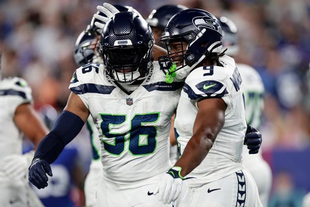 Witherspoon scores on 97-yard pick six as defense leads Seattle over N.Y.  Giants