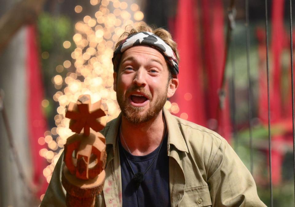  Sam Thompson is crowned King of the Jungle (James Gourley/ITV/Shutterstock)
