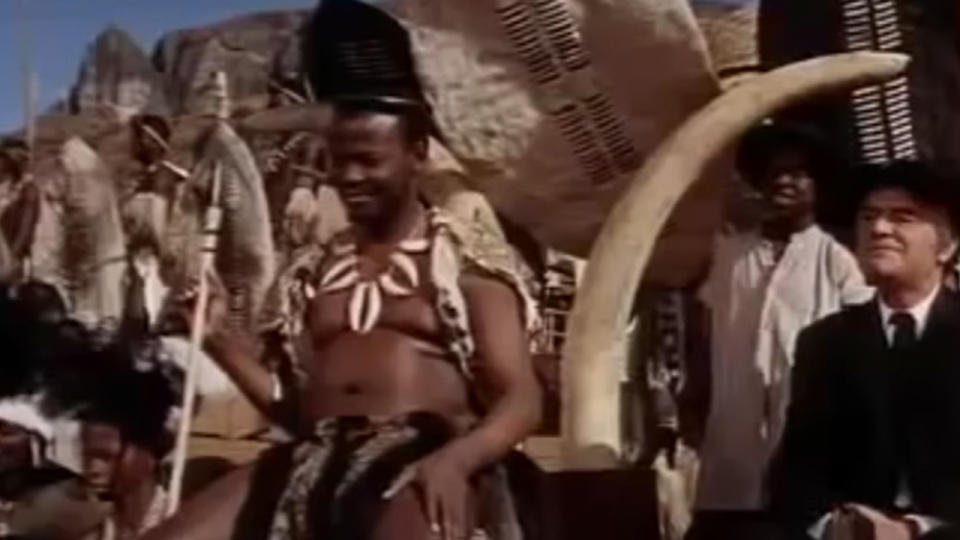 Chief Mangosuthu Buthelezi As King Cetshwayo - Zulu