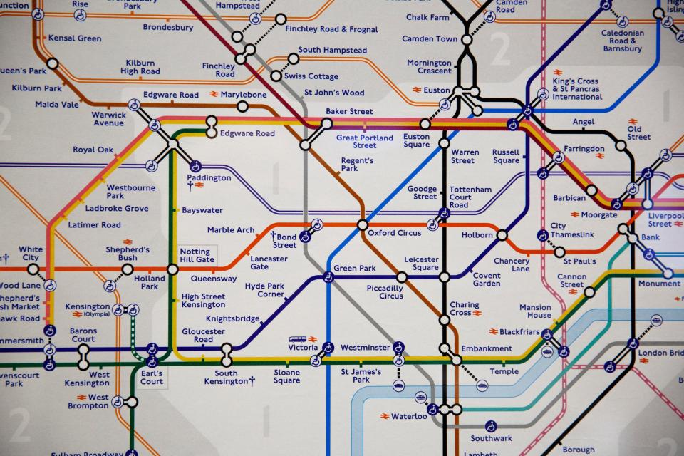 New tube map (TfL)