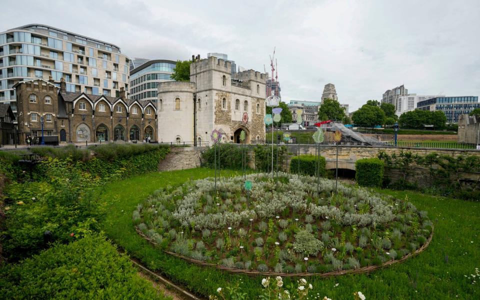 The Jubilee garden at the Tower of London - Andrew Crowley 