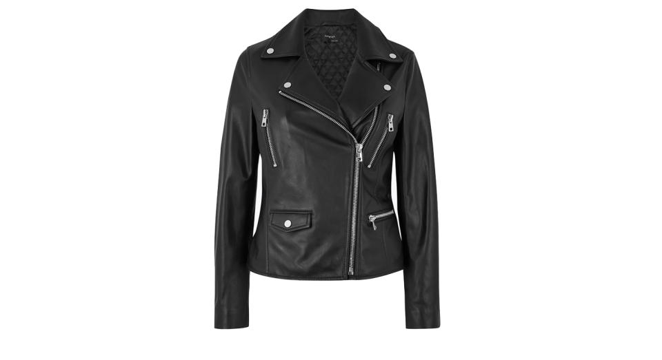 AUTOGRAPH Leather Biker Jacket 