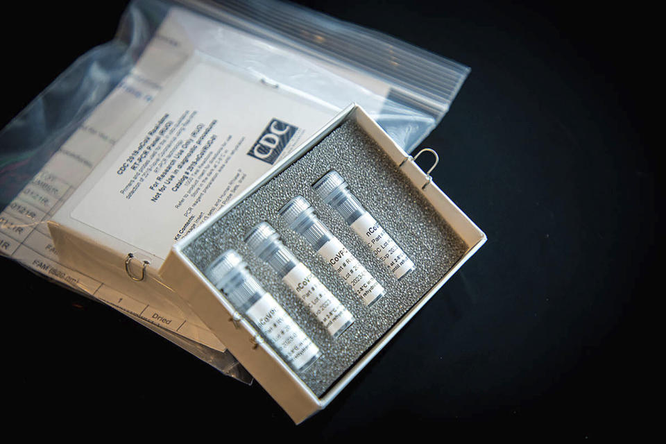 CDC's laboratory test kit for the new coronavirus