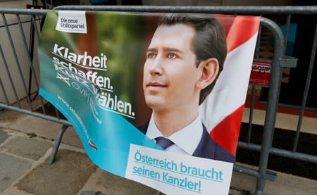 Final campaign rallies ahead of Austria's parliamentary election in Vienna