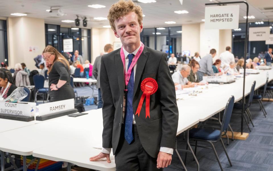 Sam Carling, the new Labour MP for North West Cambridgeshire