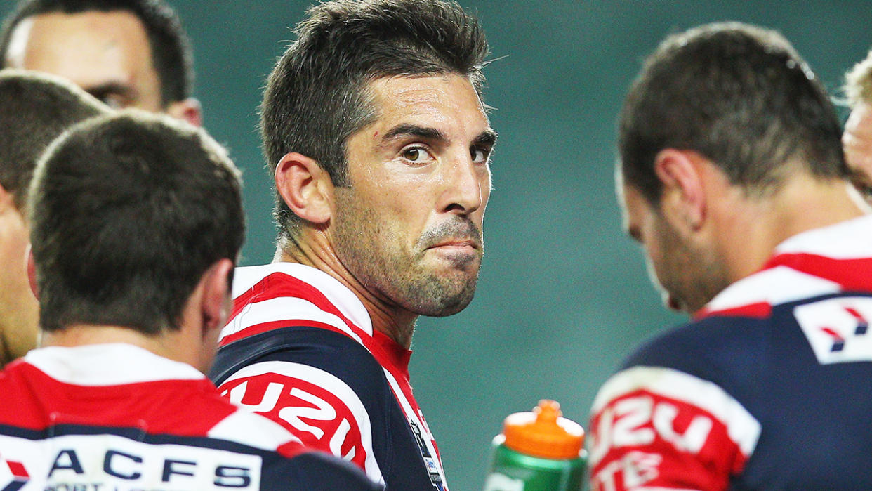 Braith Anasta, pictured here in action for the Roosters in 2012.