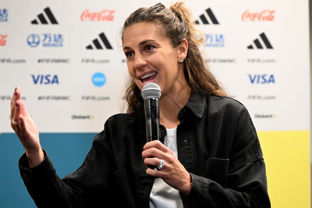 <p>WILLIAM WEST/AFP via Getty</p> Carli Lloyd