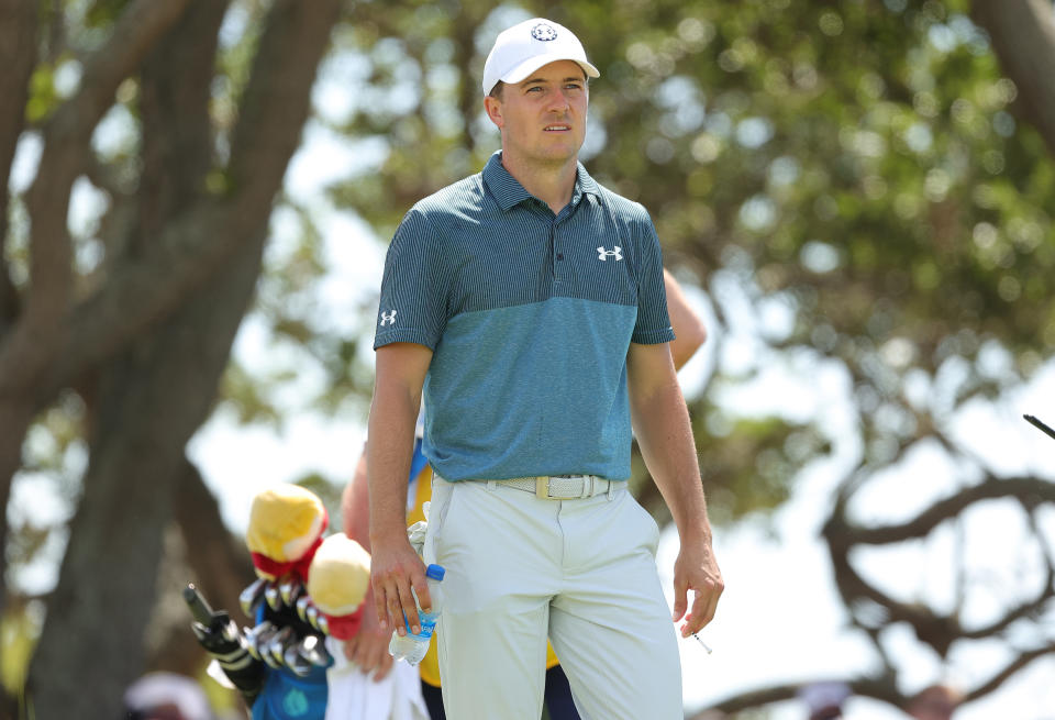 Jordan Spieth in the third round of the PGA Championship