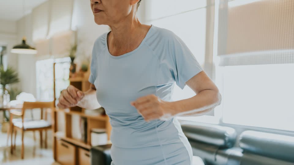 More activity and less sitting while watching TV may give you a better chance at healthy aging, a new study showed. - Erdark/E+/Getty Images