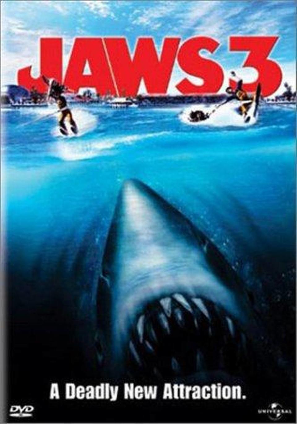 En Coral Gables Art Cinema el clásico de terror ‘Jaws 3’ (1983) del director Joe Alves con Dennis Quaid, Bess Armstrong y Simon MacCorkindale.