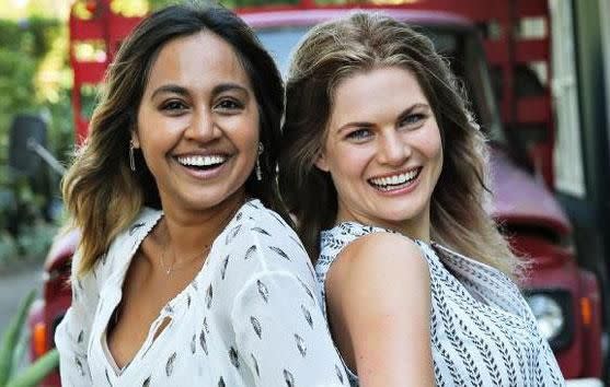 Indigenous Australian singer Jessica Mauboy (left) leads the cast in The Secret Daughter, with a second season on the way. Source: Channel Seven