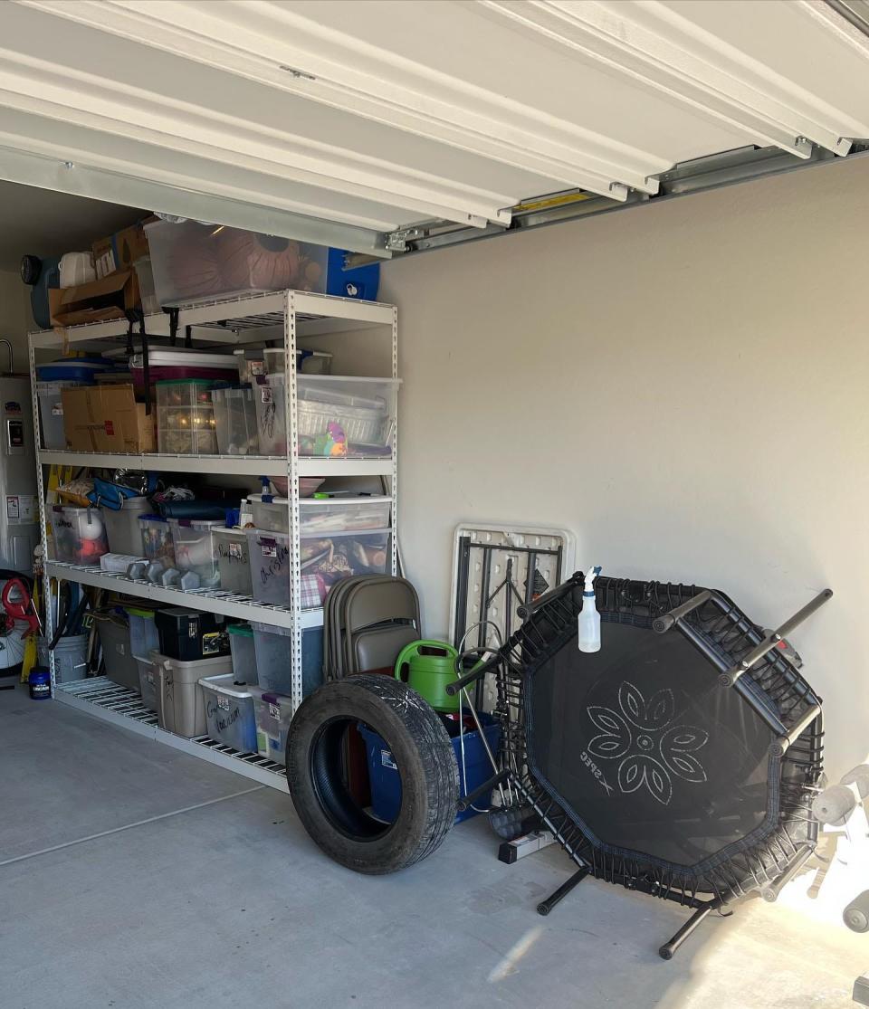 Sometimes, a garage can get out of control with too much stuff.