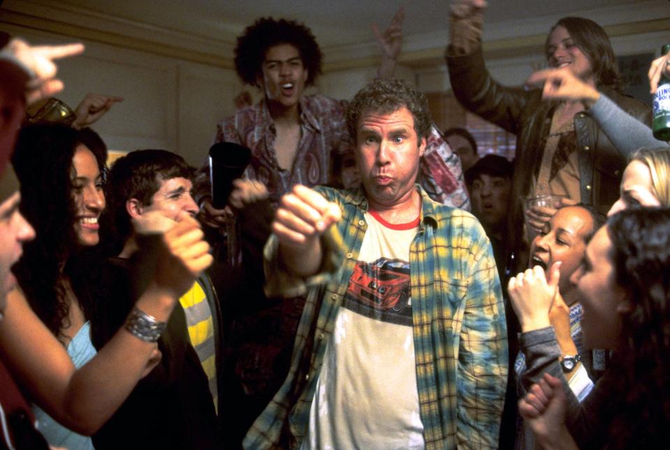 Frank (Will Ferrell) reverts to the raucous behavior of his untamed alter ego “Frank the Tank” when he joins an off-campus fraternity in "Old School."