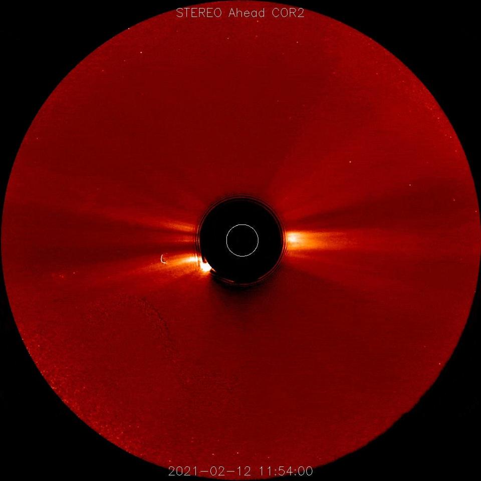 coronal mass ejection cme solar flare gif