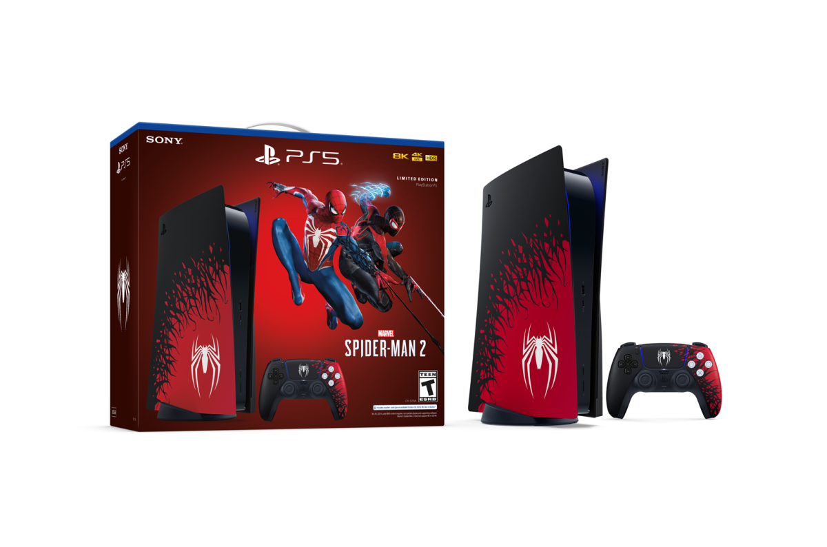 PlayStation 5 Standard Edition Disc Console with Marvel's Spiderman 2 –  Games Corner