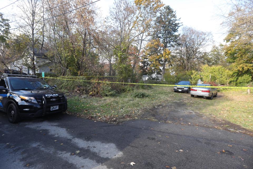 Irondequoit Police have a portion of Nixon Drive closed off for an investigation on November 13, 2021. Police also have a parking area on Lynn Drive also wrapped in police tape as a part of that investigation.