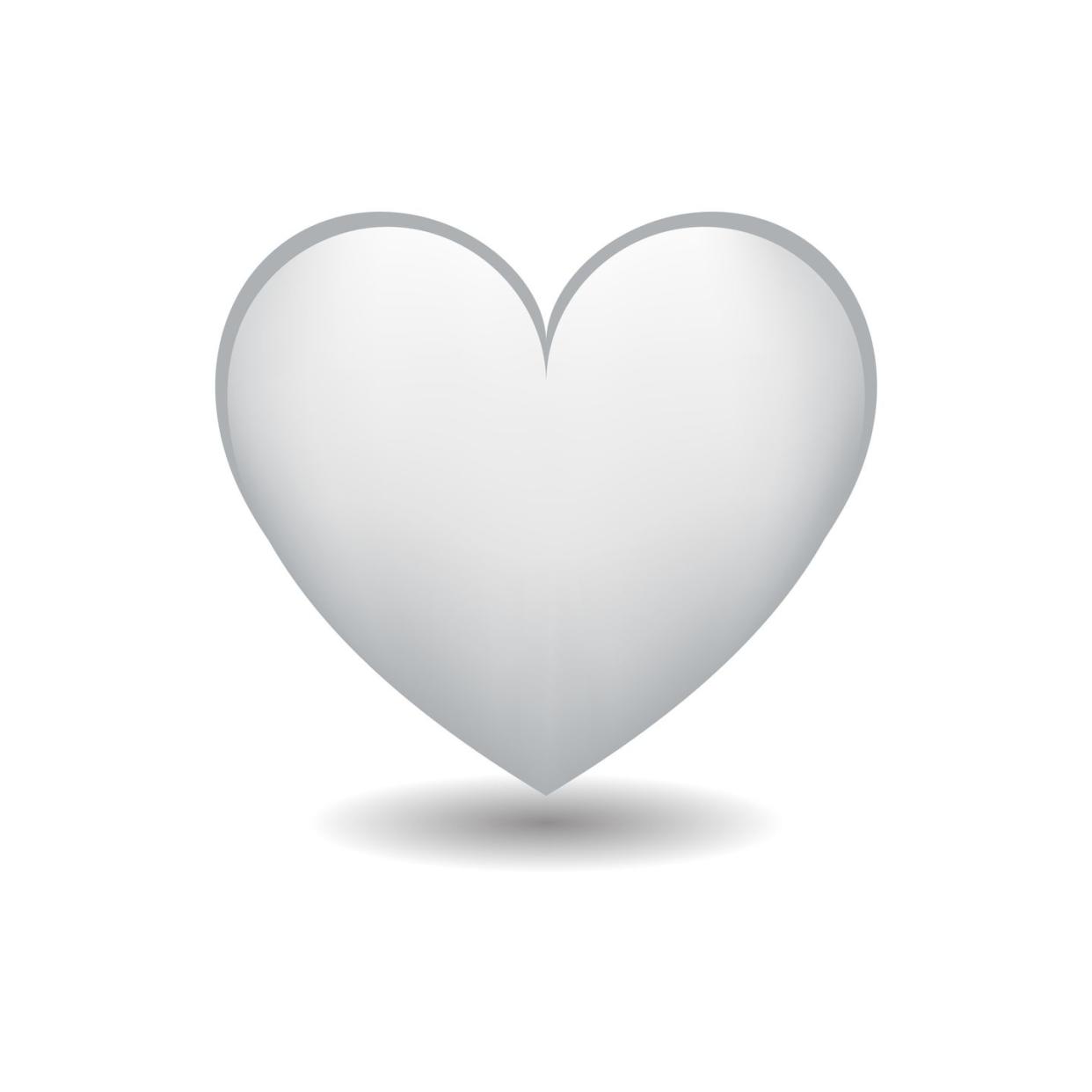 white heart emoji