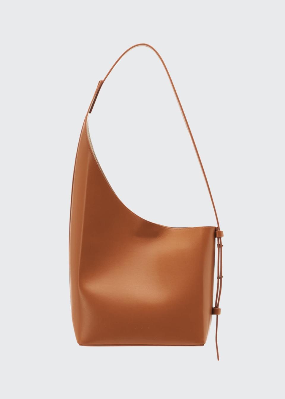 2) Demi Lune Asymmetric Hobo Shoulder Bag