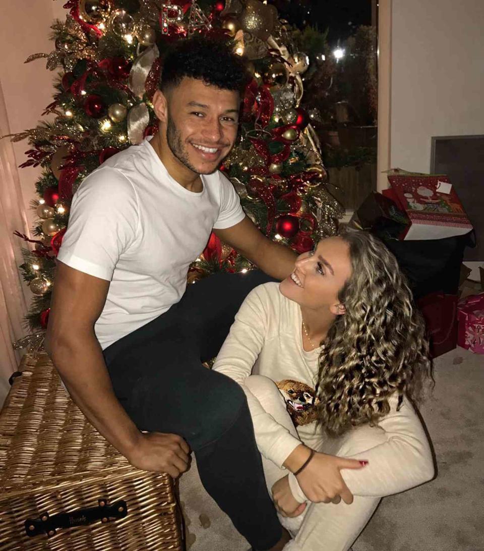 Perrie Edwards and Alex Oxlade-Chamberlain