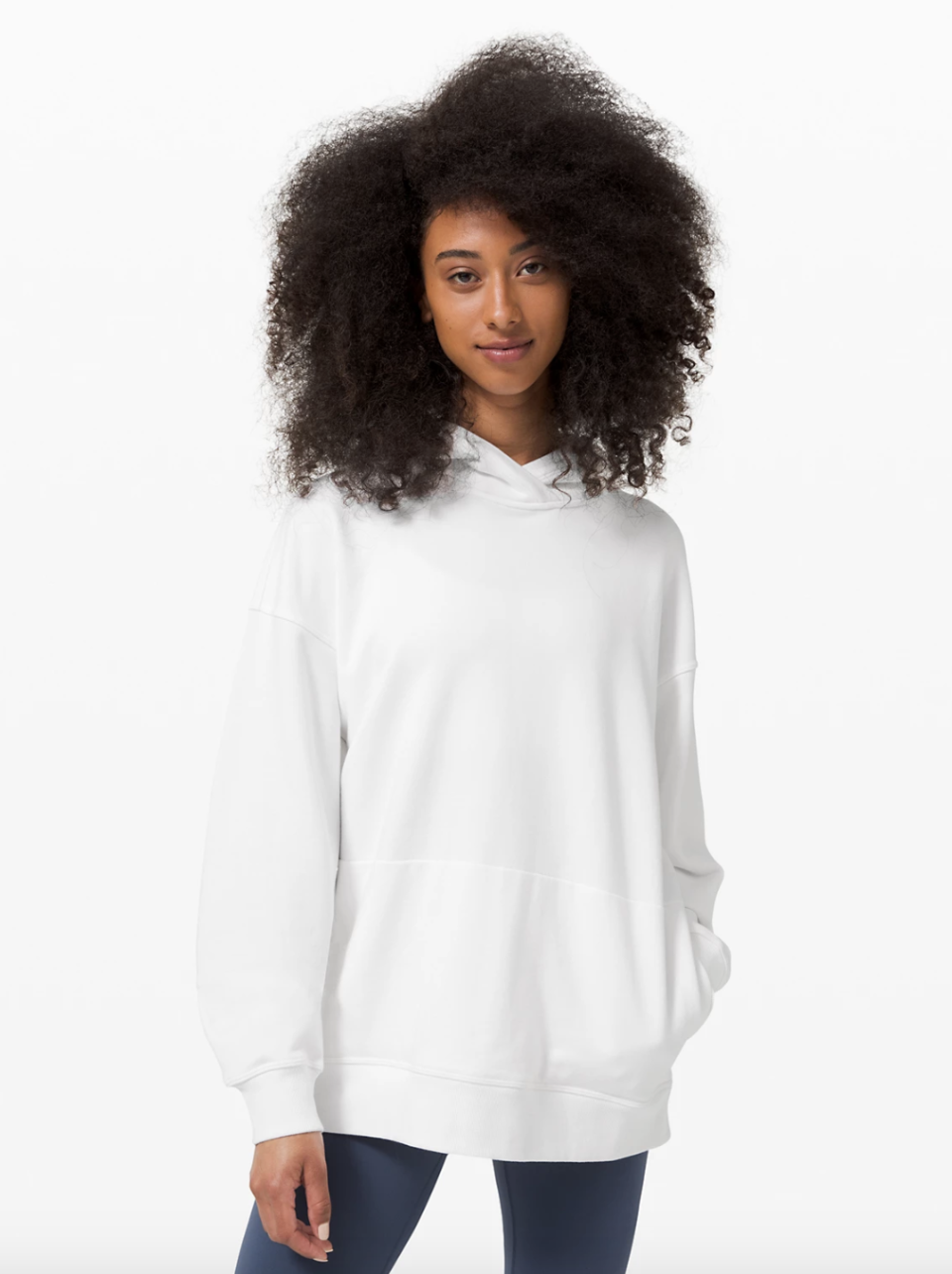 Lululemon Perfectly Oversized Hoodie in white