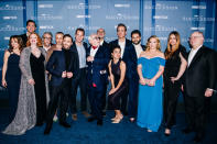 <p>Nicholas Braun, Sarah Snook, Kieran Culkin, Alan Ruck, Jeremy Strong, Brian Cox, Yvonne de Bark, Matthew Macfadyen, Jesse Armstrong and J. Smith-Cameron at the season 4 premiere of “Succession” held at Jazz at Lincoln Center on March 20, 2023 in New York City.</p>