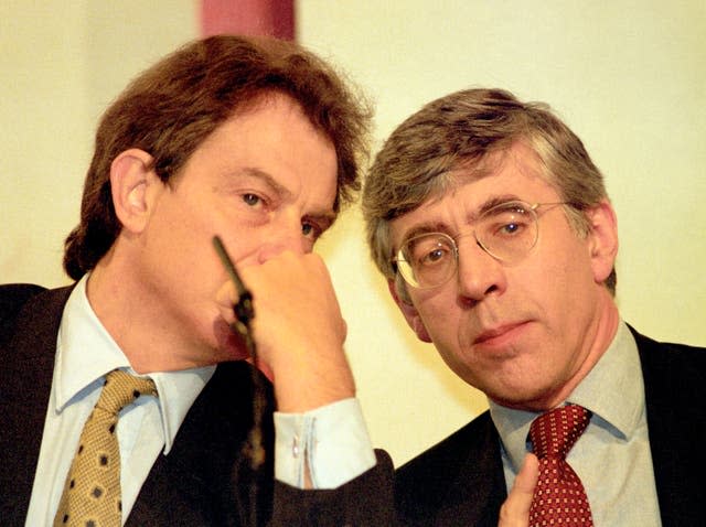 Tony Blair and Jack Straw