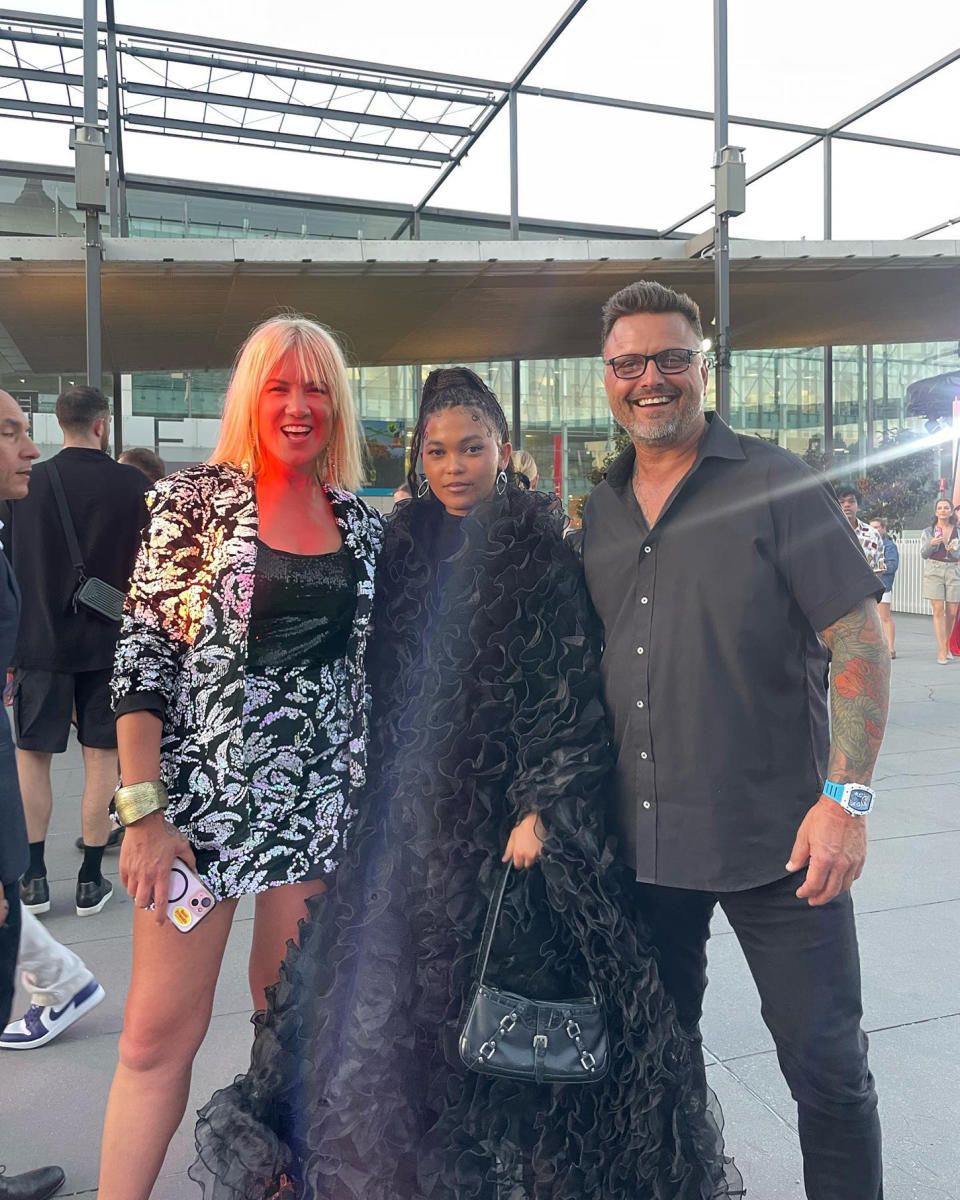 MAFS' Lucinda and Timothy at Melbourne Fashion Week