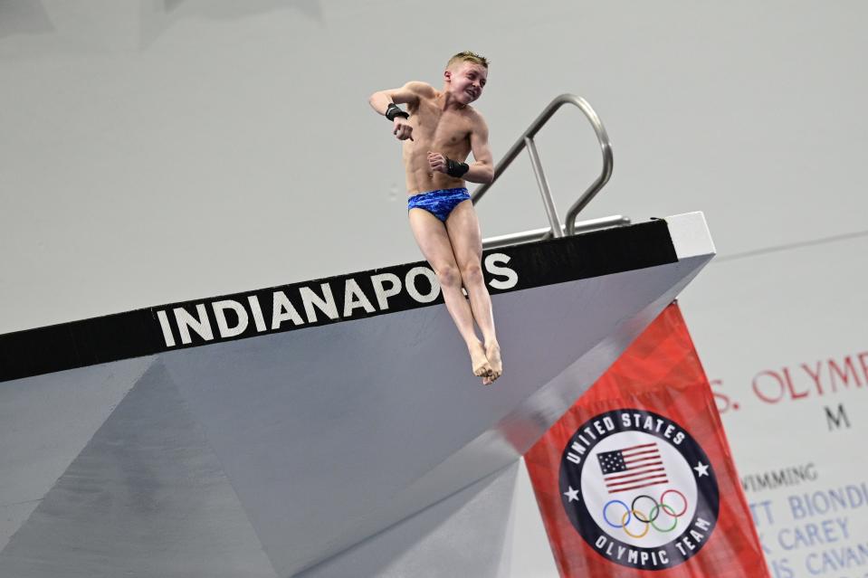 Josh Hedberg, who was born in Rockford and grew up in Belvidere before moving to Noblesville, Indiana, in 2018 is the youngest diver on the U.S. World Championship team in history. He will be 15 years and 3 months when he competes in Japan in May.