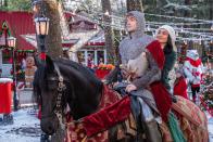 <p>Vanessa Hudgens makes her bid to be the queen of the holidays on Netflix with another rom-com. This one is about a modern woman who encounters (okay, she hits him with her car), a knight (Josh Whitehouse) who’s been sent to the future from the 14th century.</p>