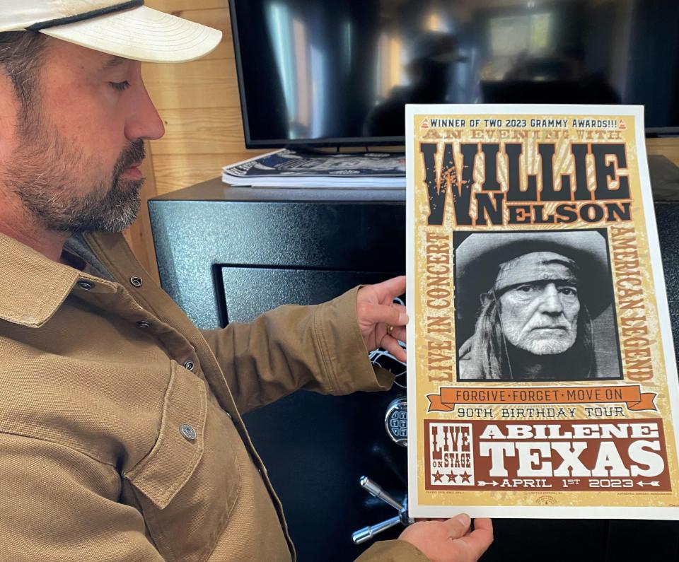Mark Powell is checking off another box on his musical bucket list with Willie Nelson coming to his Outlaws & Legends Music Festival this weekend.