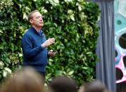 President of Microsoft Smith speaks as the company announces plans to be carbon negative by 2030 and to negate all the direct carbon emissions ever made by the company by 2050 at their campus in Redmond