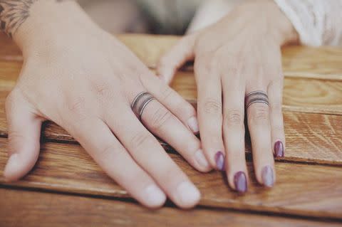 CREATIVE WEDDING RING ALTERNATIVES | Your engagement ring isn't the only  special piece of jewelry you'll be wearing on your wedding day—your wedding  band, too, should be as unique and... | By ‏‎