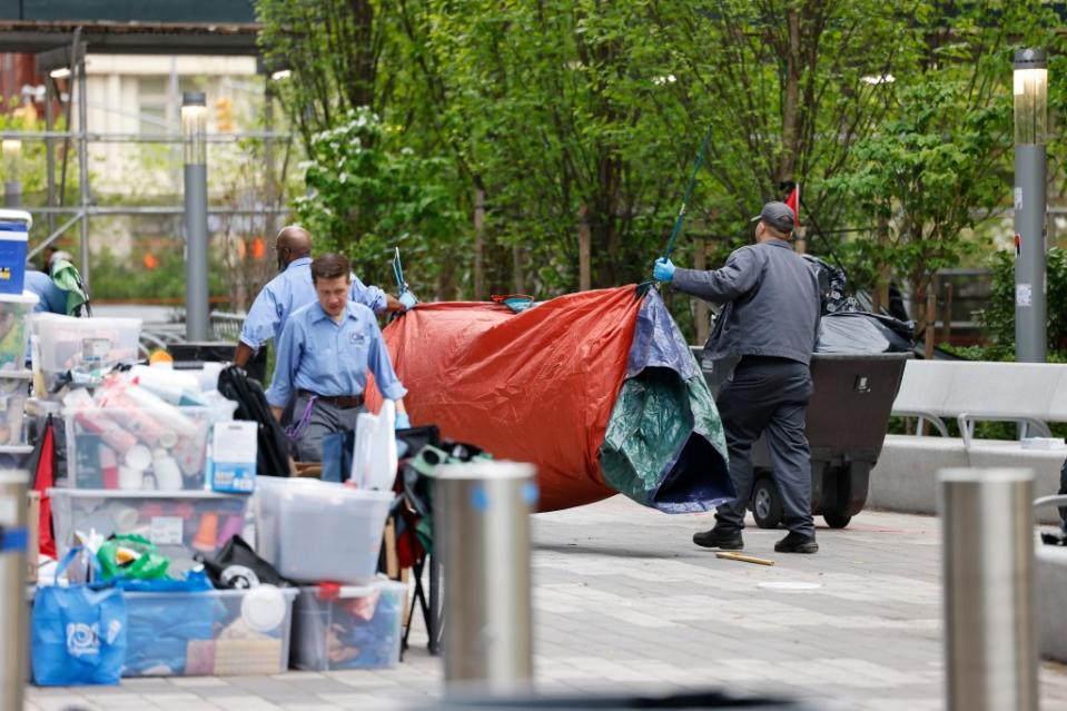 The breakdown came days after the NYPD raided Columbia’s Hamilton Hall. Kevin C. Downs for NY Post